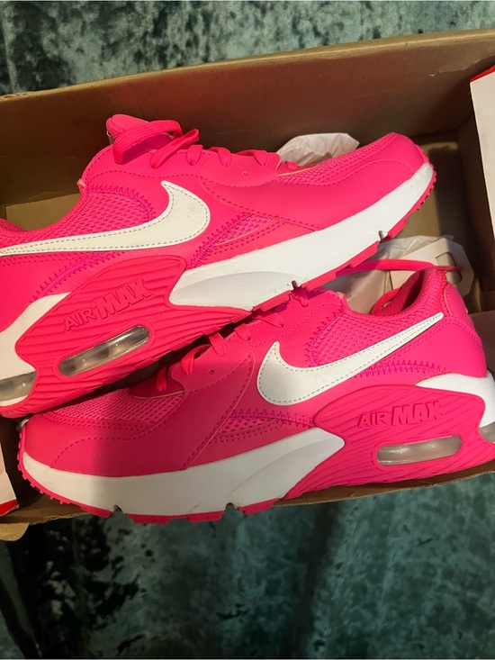 Nike Shoes - Nike Bright Pink and White Air Max Sneakers